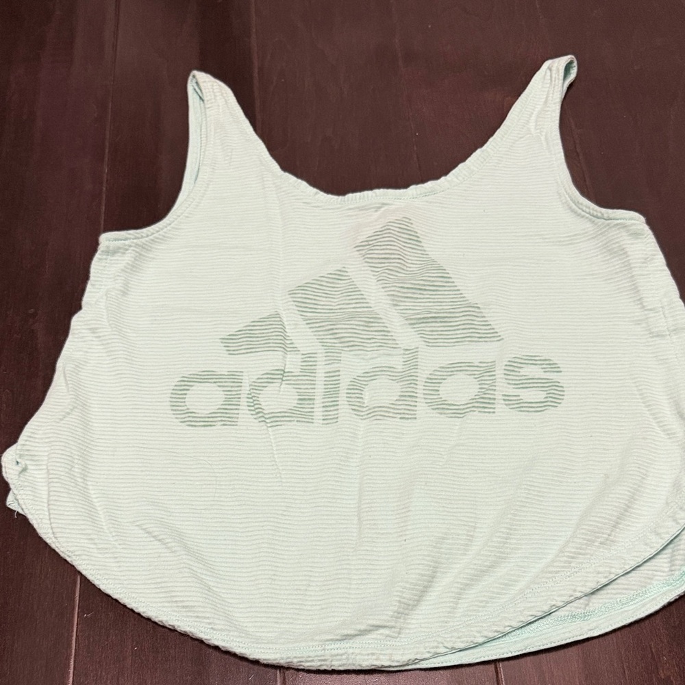 Adidas Women's Light Green Tank Top
